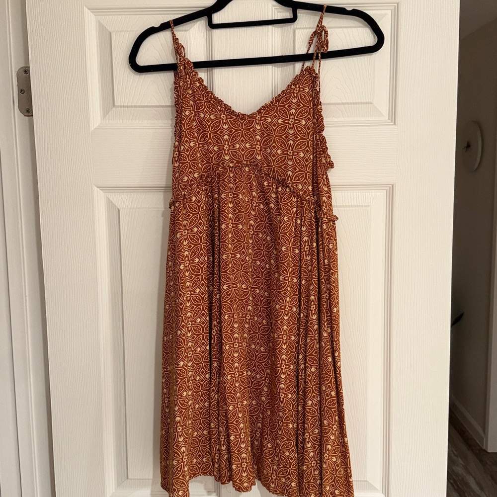 Patrons of Peace Brown Mini Dress
